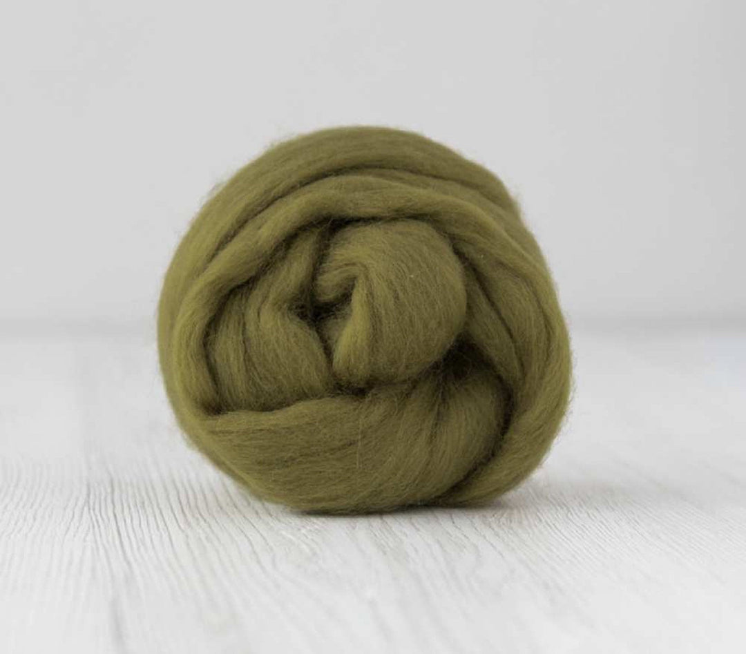 Super Fine & Organic Olive Green Color 19 Micron DHG Merino