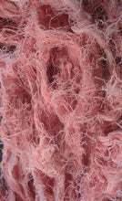 Load image into Gallery viewer, Light Salmon Extra Fuzzy Eyelash 100% Linen Novelty Yarn
