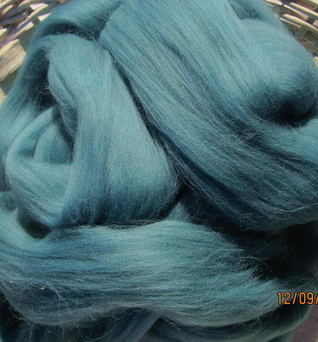 Dusty Green Blue SOFT Merino