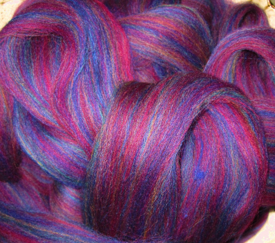 Rich and Stunning Burgundy Ashland Bay Colonial multi for Spinners and Felters SUPER FAST SHIPPING!