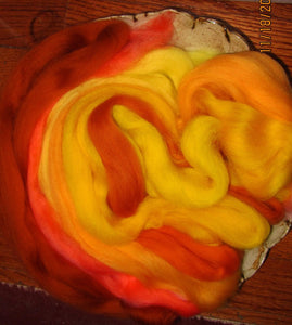 SOFT Oranges & Golds Merino Collection Felting Spinning SUPERFAST SHIPPING!