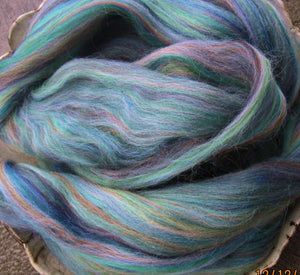 Vivid Blue Green Ashland Bay Colonial Multi for Spinners and Felters You Choose 1, 2 or 4 oz SUPER FAST Shipping!