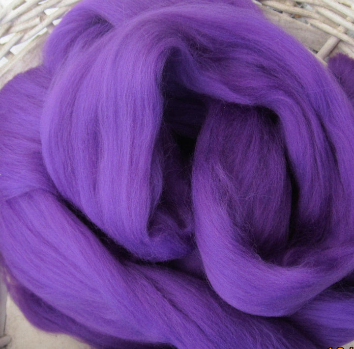 Purple 19 micron Merino Next to Skin Soft