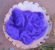 Load image into Gallery viewer, Deep and Vivid Purple Bamboo Silk Ultra Soft Spinning Felting SUPER FAST SHIPPING!

