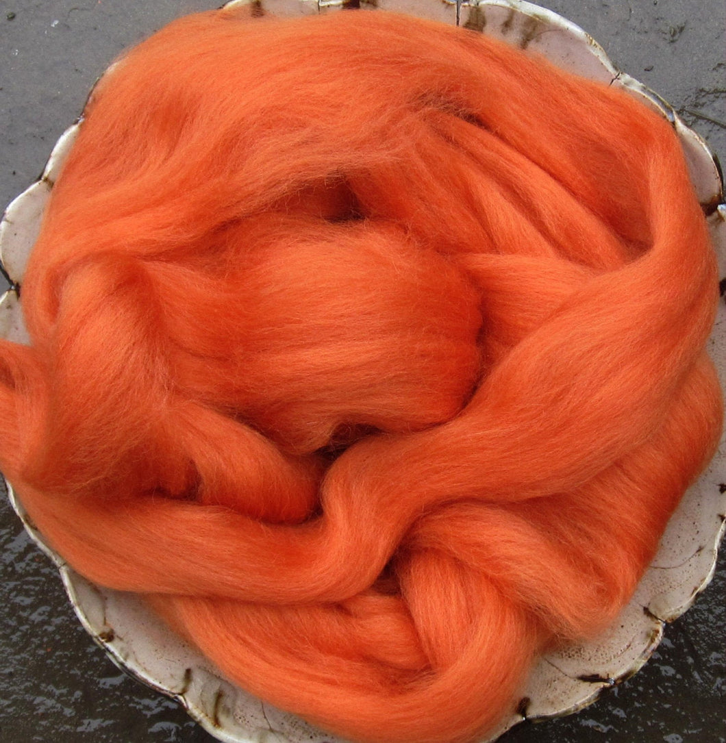 Soft Copper Colonial Fall Color Spinning Felting Weaving SUPER FAST SHIPPING!