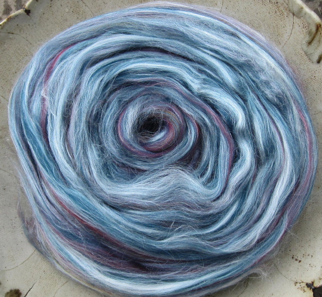 Soft & Subtle Diablo Merino Tussah Silk Blend Ashland Bay Lux Roving