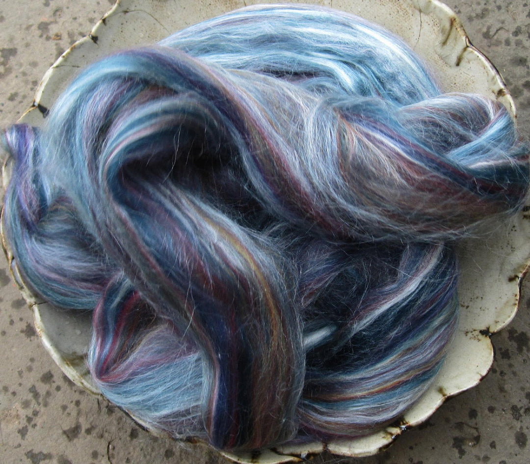 Soft & Subtle Diablo Merino Tussah Silk Blend Ashland Bay Lux Roving