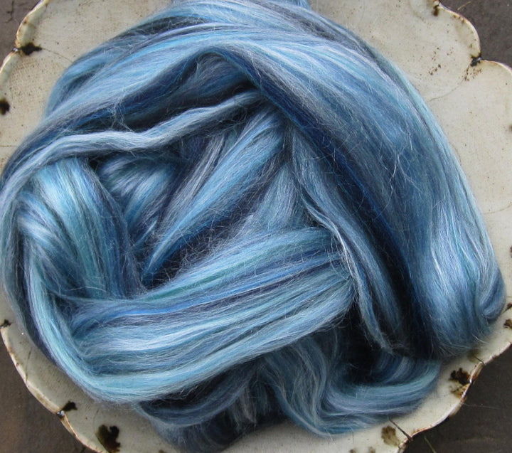 Soft & Stunning Bay Breeze Merino Tussah Silk Blend Ashland Bay Lux Roving