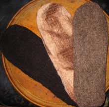 Load image into Gallery viewer, Alpaca Felt Insoles Shoe Pair Inserts Boot Liners
