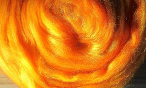 Gingery Fusion Superfine Multi Colored Merino Top Ashland Bay