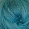 Stunning Super Soft Cyan Fusion Superfine 19 Micron Merino Top Ashland Bay