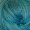 Load image into Gallery viewer, Stunning Super Soft Cyan Fusion Superfine 19 Micron Merino Top Ashland Bay SUPERFAST SHIPPING!
