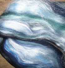 Load image into Gallery viewer, Soft &amp; Stunning Bay Breeze Merino Tussah Silk Blend Ashland Bay Lux Roving SUPERFAST SHIPPING!
