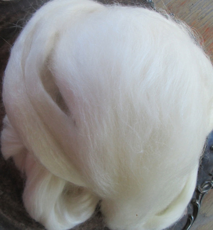 Polwarth/Silk 60/40 True Luxury Spinning Fiber Great for Felting Too! 1, 2 or 4 Oz SUPER FAST SHIPPING!