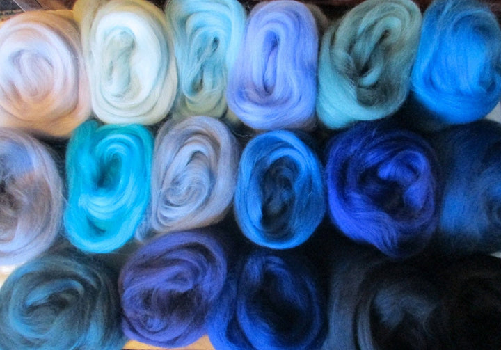 ALL THE BLUES 17 Shades Merino Sampler