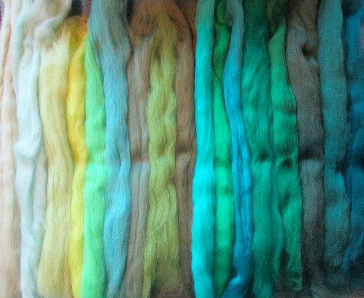 ALL THE GREENS 18 Shades Merino Sampler