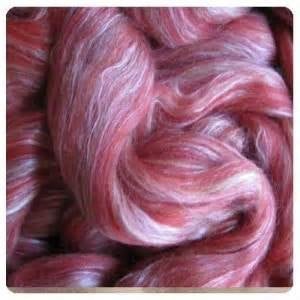 Super Soft Pomegranate Silk Merino Luxurious Blend