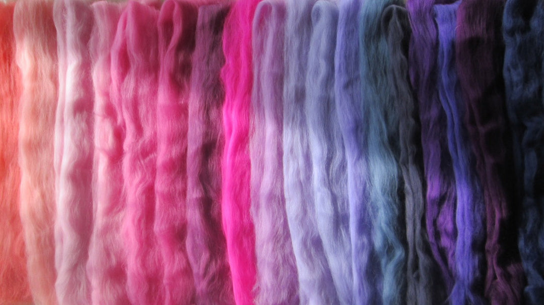 ALL the PINKS and PURPLES 18 Shades Merino Sampler