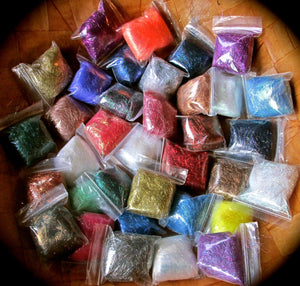 Angelina Fiber Jelly Bean Collection Includes 30 Colors (7 1/2 Oz Total) Sampler Spinning & Felting SUPER FAST SHIPPING!