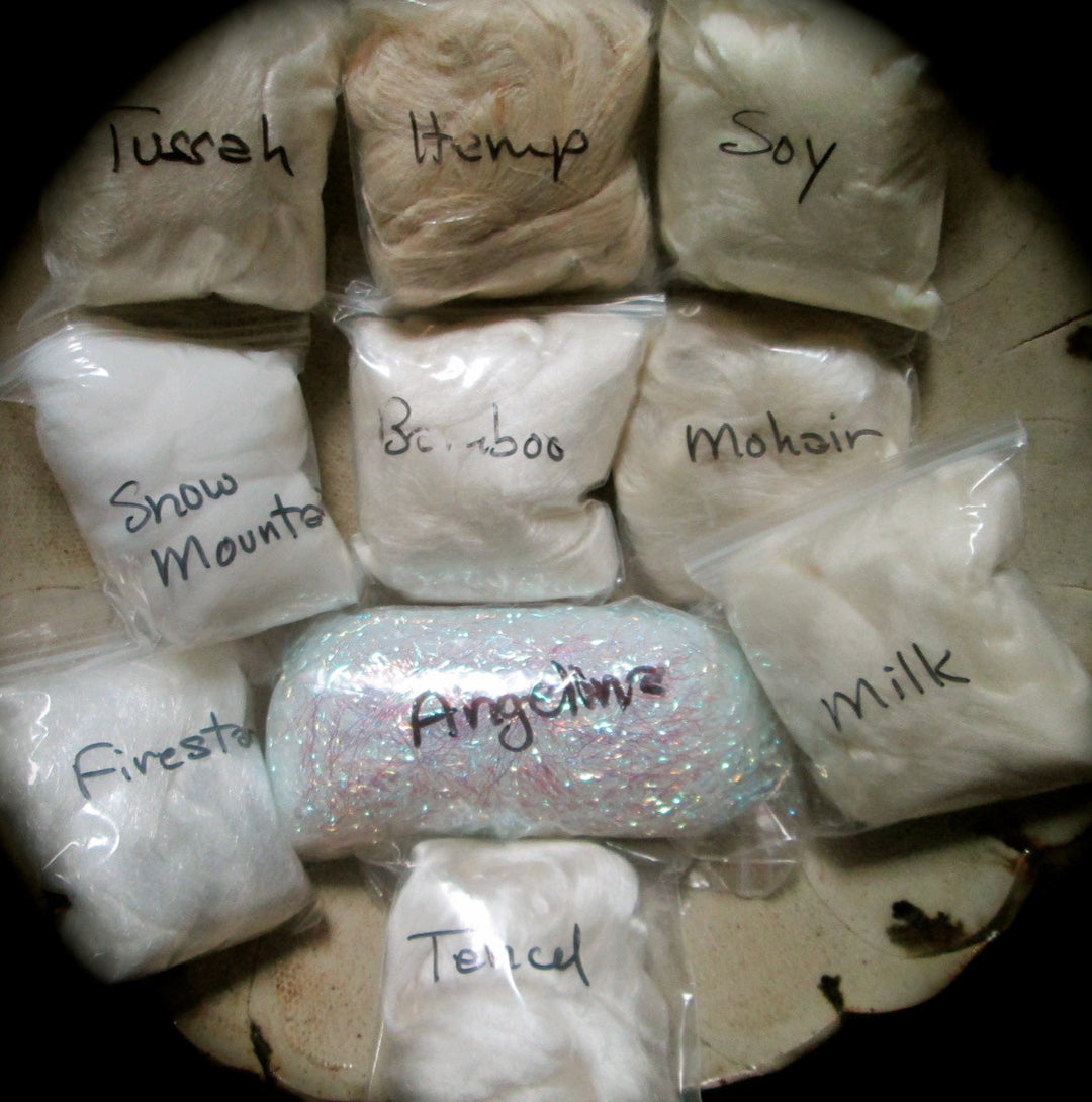 XL Alternative Fiber Assortment Mixed Media 10 Types Lux, Plant & Manmade 5 OZ