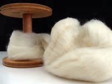 Load image into Gallery viewer, Wensleydale Combed Wool Top Soft Long Staple Spinning and Dyeing Fiber 4 oz SUPERFAST SHIPPING!
