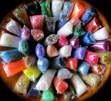 Load image into Gallery viewer, Angelina Fiber Jelly Bean Sampler Collection 30 Colors 1/2 Oz Portions (15 Oz Total) Spinning Felting Blending SUPER FAST SHIPPING!
