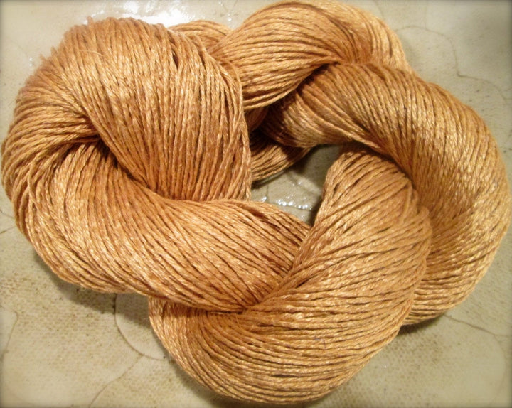 Wet Spun Linen Yarn Soft & Durable "Straw"