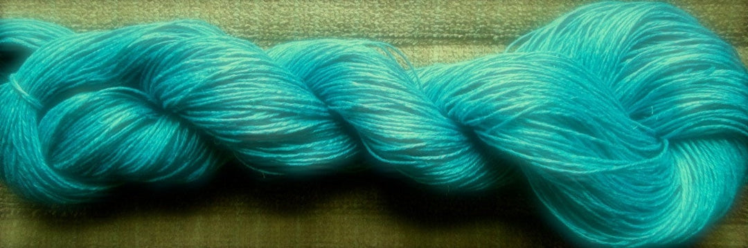 Wet Spun Linen Yarn Soft & Durable "Angelfish Blue"