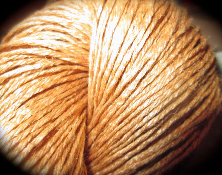 Wet Spun Linen Yarn Soft & Durable "Straw"
