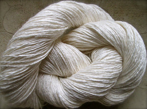 Wet Spun Linen Yarn Soft & Durable "Cream" Dyeing, Spinning and Weaving SUPER FAST Shipping!