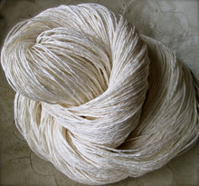 Load image into Gallery viewer, Wet Spun Linen Yarn Soft &amp; Durable &quot;Cream&quot; Dyeing, Spinning and Weaving SUPER FAST Shipping!
