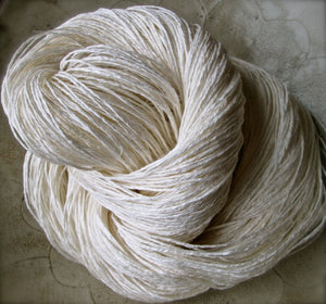 Wet Spun Linen Yarn Soft & Durable "Cream" Dyeing, Spinning and Weaving SUPER FAST Shipping!