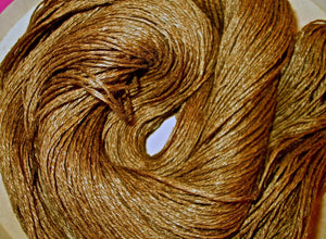 Wet Spun Linen Yarn Soft & Durable "Ginger"