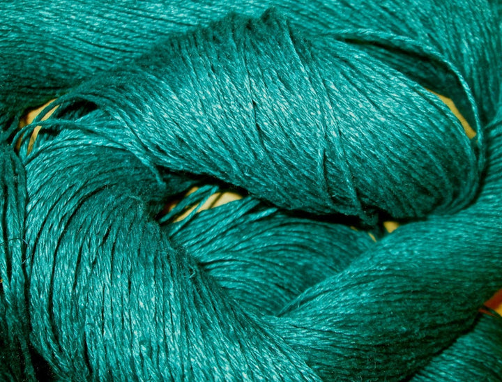 Wet Spun Linen Yarn Soft & Durable "Teal"